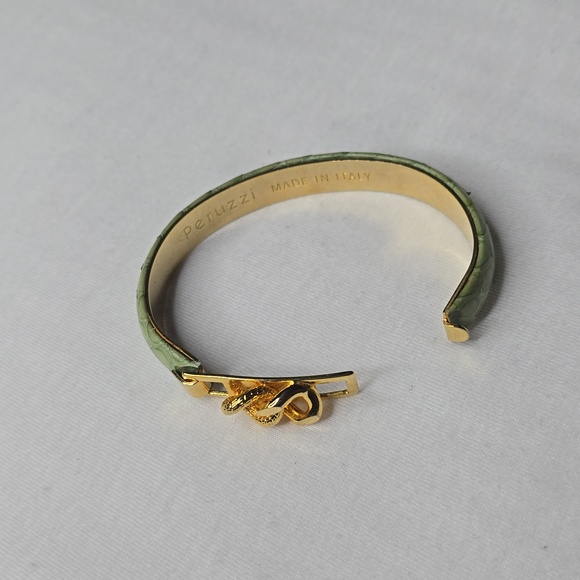 Vintage Peruzzi snake skin braclet - Picture 2 of 5